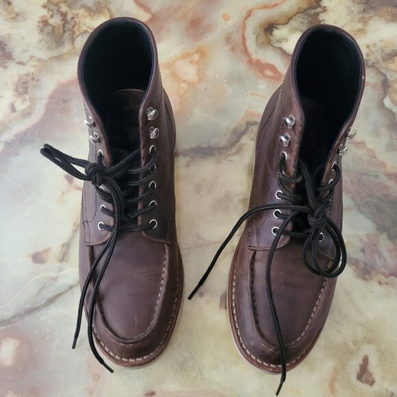 Thusday Boot Co Leather Arizona Adobe Diplomat Boot with Vibram outsole Sz 8.5